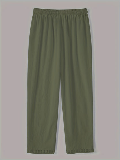 Wren – Pantalones cropped de corte relajado con detalles en contraste