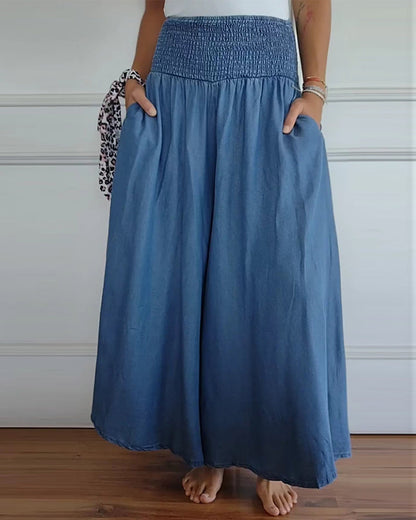 Jasper | High-Waist Hose mit gesmoktem Bund