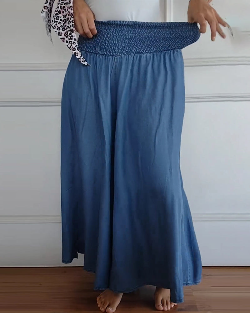 Jasper | High-Waist Hose mit gesmoktem Bund
