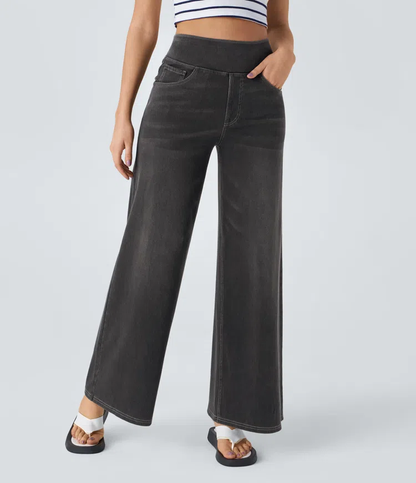 Solène - Jeans mit weitem Bein und entspannter Passform
