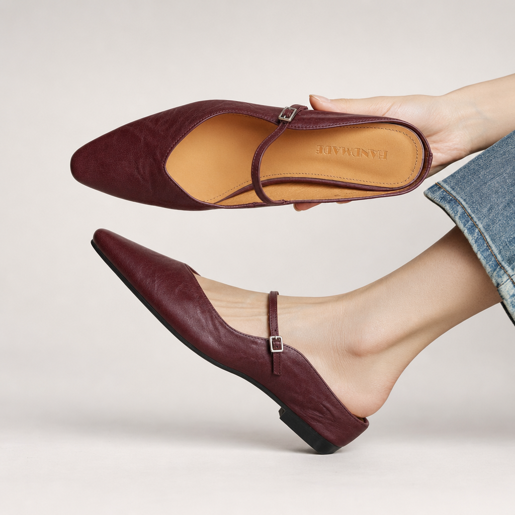 Renata | Mules en Vera Pelle