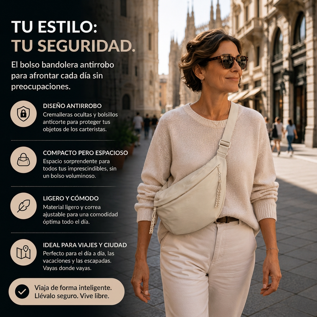 Elena | Bolso de hombro beige