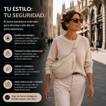 Elena | Bolso de hombro beige