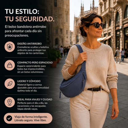Mara | Bolso de hombro azul