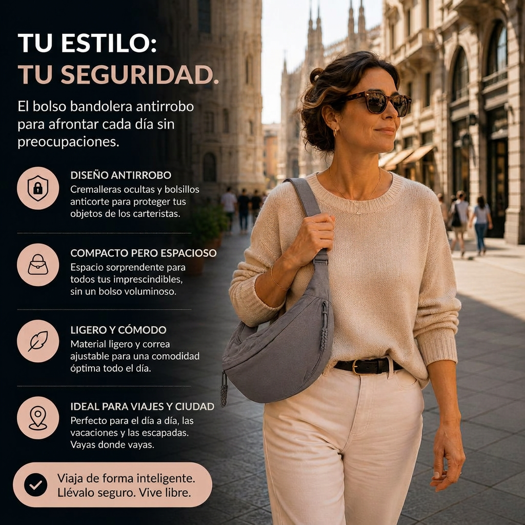 Chiara | Bolso de hombro gris