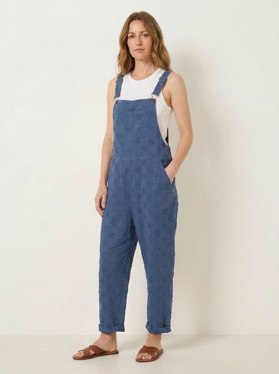 Ines | Peto de lino azul