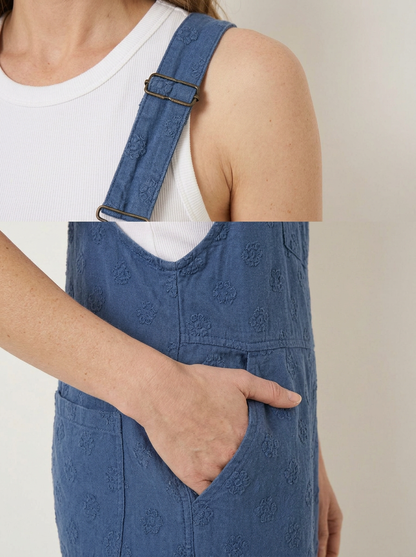 Ines | Peto de lino azul