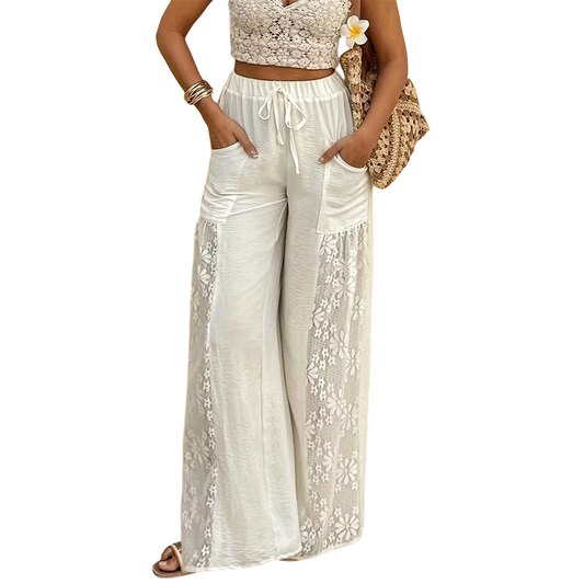 Elisa | Pantalón de encaje para mujer, elegante y chic