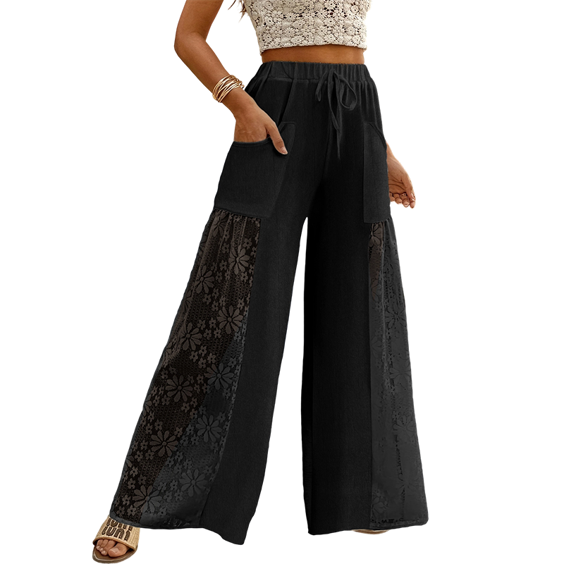 Elisa | Pantalón de encaje para mujer, elegante y chic